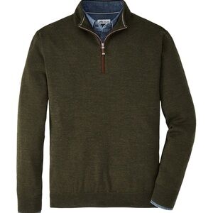 Peter Millar - Merino Wool Quarter Zip Sweater - Perfect Condition